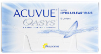 ACUVUE OASYS WITH HYDRACLEAR PLUS ДВУХНЕДЕЛЬНЫЕ КОНТАКТНЫЕ ЛИНЗЫ 8,4/14,0 N6 /-5,00/