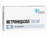 Метронидазол таб. 250мг N20