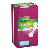 Прокладки урологич Депенд д/женщин нормал N12