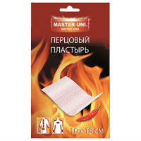Пластырь перцовый Мастер юни 10х18см перф