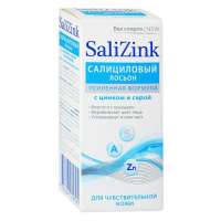 Салицинк/salizink лосьон салициловый с цинком и серой д/чувствит кожи б/спирта 1