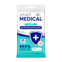 SMART MEDICAL САЛФЕТКИ ДЕЗИНФИЦИРУЮЩИЕ N20