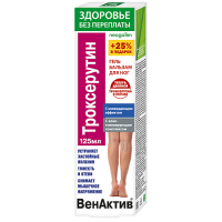 Здоровье без переплаты венактив троксерутин гель-бальзам д/ног охлаждающий эффект 125мл