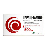 ПАРАЦЕТАМОЛ-АЛЬТФАРМ 500 МГ N10 СУПП РЕКТ