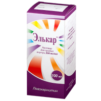 Элькар р-р д/пр.вн. 300мг/мл 100мл фл.с мерн.стак.
