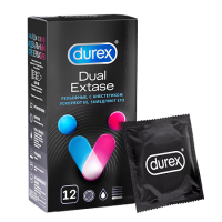 Дюрекс Презервативы Dual Extase рельеф. с анастетиком х12