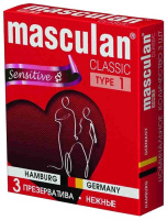Презервативы Маскулан/Masculan 1 классик сенситив нежные N3