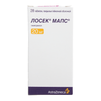 Лосек Мапс таб. п.п.о. 20мг N28