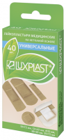 LUXPLAST ПЛАСТЫРИ МЕДИЦИНСКИЕ БАКТЕРИЦИДНЫЕ НА НЕТКАНОЙ ОСНОВЕ УНИВЕРСАЛЬНЫЕ В НАБОРЕ N40