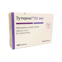 Эутирокс таб. 112мкг N100