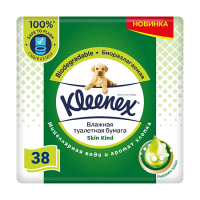 KLEENEX ВЛАЖНАЯ ТУАЛЕТНАЯ БУМАГА SKIN KIND N38