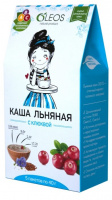 OLEOS КАША ЛЬНЯНАЯ С КЛЮКВОЙ 40,0 N5 ПАК