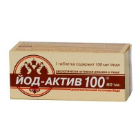 ЙОД-АКТИВ 100 N30 ТАБЛ МАССОЙ 0,25Г