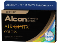 ALCON AIR OPTIX COLORS ЦВЕТНЫЕ КОНТАКТНЫЕ ЛИНЗЫ ПЛАНОВОЙ ЗАМЕНЫ /-0,00/ N2 /BRILLIANT BLUE