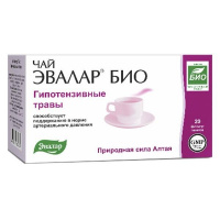 ЧАЙ ЭВАЛАР БИО ГИПОТЕНЗИВНЫЕ ТРАВЫ 1,5 N20 Ф/ПАК