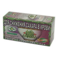 Фиточай №19 "Для снижения сахара в крови" 20 пак "Сила российских трав" БАД [М]