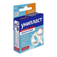 Лейкопластырь УНИПЛАСТ 1,25*500см нетк. осн.