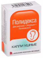 Полидекса капли ушные 10.5мл фл. с пипетк.