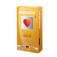 Презервативы Маскулан/Masculan 5 ультра голд золото N10
