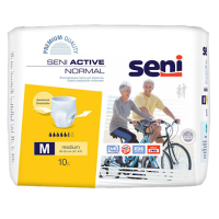 SENI ACTIVE NORMAL ТРУСЫ ВПИТЫВАЮЩИЕ РАЗМЕР MEDIUM ОБХВАТ ТАЛИИ 80-110 N10