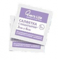 САЛФЕТКА Д/СТИМУЛЯЦИИ ДЫХАНИЯ ЭВТЕКС 3Х6см №1