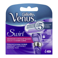 GILLETTE VENUS SWIRL КАССЕТЫ СМЕННЫЕ ДЛЯ БРИТВ N4 /АКЦИЯ за 1 шт./