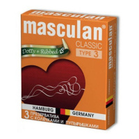 Презервативы Маскулан/Masculan 3 классик доттед-риббед колечки и пупырышки N3