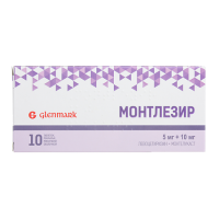 Монтлезир таб. п.п.о. 5мг+10мг N10