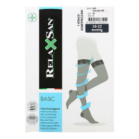 RELAXSAN BASIC ЧУЛКИ КОМПРЕССИОННЫЕ STAY-UP 140den 1КЛАСС/18-22mmHg (АРТ 870) РАЗМЕР 3/ТЕЛЕСНЫЙ