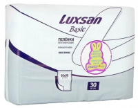 ПЕЛЕНКИ LUXSAN BASIC/NORMAL ВПИТЫВАЮЩИЕ 60Х90 N30