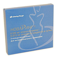 НоваРинг кольцо ваг. 0.015мг+0.120мг/сутки пак. №3