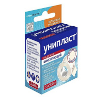 Лейкопластырь Унипласт фиксирующий 2.5 х 500 (неткан. снова) х1
