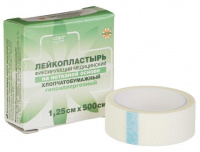 Пластырь гипоал (LEIKO) 1,25см * 500см (нетканая основа)