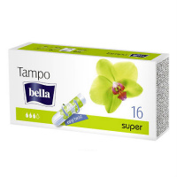 BELLA TAMPO ТАМПОНЫ ЖЕНСКИЕ ГИГИЕНИЧЕСКИЕ КОМФОРТ И НАДЕЖНОСТЬ SUPER N16