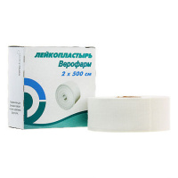 Лейкопластырь Верофарм рулон карт. уп 2 х 500 х1