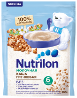 NUTRILON КАША МОЛОЧНАЯ ГРЕЧНЕВАЯ GRAINS&MILK 200,0