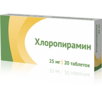Хлоропирамин таб. 25мг N20