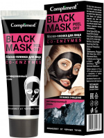 COMPLIMENT BLACK MASK МАСКА-ПЛЕНКА ДЛЯ ЛИЦА CO-ENZYMES 80МЛ