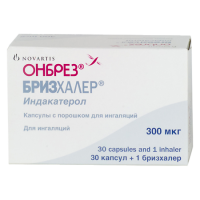 Онбрез Бризхайлер капс с пор д/ингал 300 мкг в комплекте с устр. д/инг х30 *