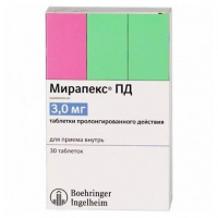 Мирапекс ПД табл с пролонг высв 3 мг х30