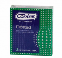 ПРЕЗЕРВАТИВЫ КОНТЕКС Dotted N3 #