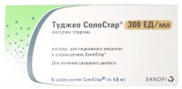 ТУДЖЕО СОЛОСТАР 300ЕД/МЛ 1,5МЛ N5 КАРТРИДЖ В ШПРИЦ-РУЧКЕ Р-Р П/К