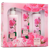 ROSE OF BULGARIA НАБОР ПОДАРОЧНЫЙ №3 /ЛОСЬОН ДЛЯ ТЕЛА 230МЛ+ГЕЛЬ ДЛЯ ДУША 230МЛ+КРЕМ ДЛЯ РУК 75МЛ/