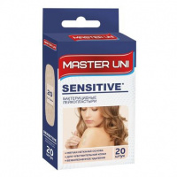 Пластырь бактерицидный Мастер юни sensitiv д/чувствит кожи N20 (неткан)