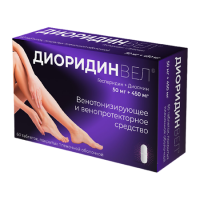 Диоридинвел таб. п.п.о. 50мг+450мг N60
