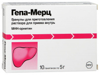 Гепа-Мерц гран. д/р-ра внутр. 5г 3г N10