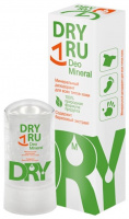 DRY RU DEO MINERAL МИНЕРАЛЬНЫЙ  ДЕЗОДОРАНТ ДЛЯ ВСЕХ ТИПОВ КОЖИ 60,0