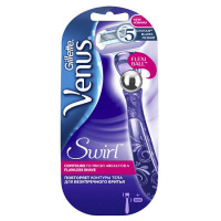 GILLETTE VENUS SWIRL БРИТВА СО СМЕННОЙ КАССЕТОЙ N1 /АКЦИЯ за 1 шт./