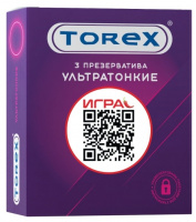 TOREX ПРЕЗЕРВАТИВЫ УЛЬТРАТОНКИЕ N3/LIMITED EDITION