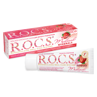 ROCS MEDICAL ГЕЛЬ РЕМИНЕРАЛИЗУЮЩИЙ ДЛЯ ДЕТЕЙ И ПОДРОСТКОВ СО ВКУСОМ КЛУБНИКИ 45,0